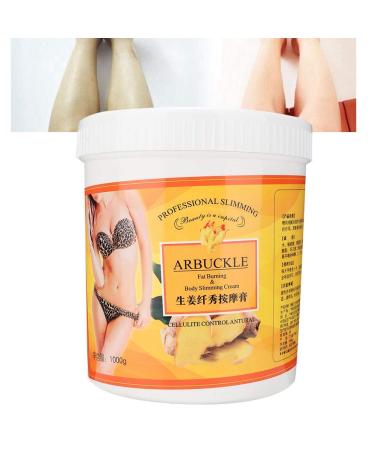 1000g Slim Cream Body Shaping | Hot Slimming & Tightening Cream | Ginger Anti-Cellulite Fat Burning Massage - Buy Online on GoSupps.com