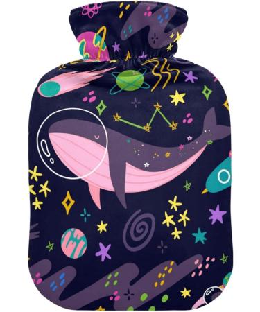 Buy Naanle Abstract Space Walk Heat Bottle | 1L Transparent Hot Water Bottle for Heat & Cold Therapy | Pain Relief for Hands & Feet - Buy Online on GoSupps.com