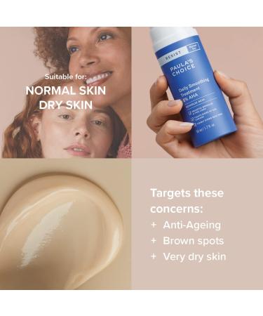 Paula's Choice Resist AHA Peeling Face Lotion - 5% Glycolic & Salicylic Acid Exfoliant for Normal to Dry Skin - Reduces Pigment Spots & Fine Lines - 50ml - Buy Online on GoSupps.com