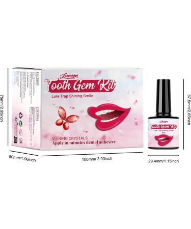 Tpyag Dental Rhinestones Dental Rhinestone Kit Crystal Decoration Set for Teeth Removable Shiny Tooth Ornaments Dental Decor - Buy Online on GoSupps.com