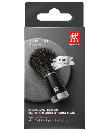 ZWILLING Vegan Shaving Brush - Synthetic Hair Soft Bristles for Safety Razor Shaving Easy-Care Black Brush - Buy Online on GoSupps.com