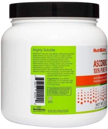 Buy NutriBiotic 100% Pure Vitamin C Powder | Immunity Boost | 2.2 lb (1 kg) - Buy Online on GoSupps.com