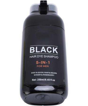  Pongnas Pongnas Hair Color Shampoo for Black Hair Semi-Permanent Conditioner Beard Color for Men and Women Long-Lasting Gray Coverage 250ml - Buy Online on GoSupps.com