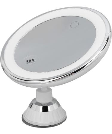 LED Lighted 10x Magnification Suction Cup Makeup Mirror - Portable and Travel-Friendly - Buy Online on GoSupps.com