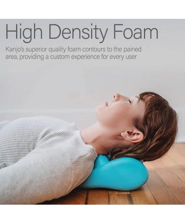Kanjo Acupressure Neck Pain Relief Cushion | Cervical Traction Device for Muscle Tension | Helps Relieve Neck & Shoulder Pain | FSA & HSA Eligible - Blue - Buy Online on GoSupps.com