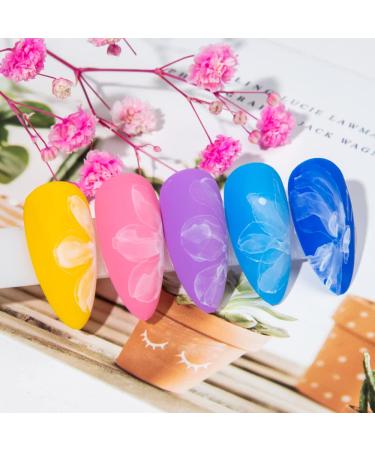 White Watercolor Ink Gel Polish for Nail Art Design - 10ML - Buy Online on GoSupps.com