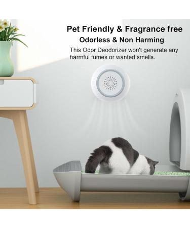 Buy Mknzome Cat Litter Deodorizer | Smart Odor Eliminator 99% | Mini Air Purifier for Cat Toilets & Small Spaces - Buy Online on GoSupps.com