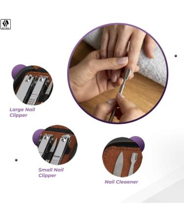 Skull Shaver Manicure kit Professional Nail Clippers Kit Nail Care-Stainless Steel Grooming Tools - Buy Online on GoSupps.com