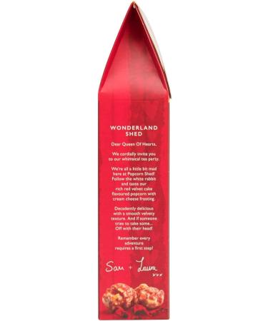 Popcorn Shed Red Velvet Gourmet Popcorn Gift Box - Gluten Free & Vegetarian Movie Night Snack - 160g (Pack of 1) - Buy Online on GoSupps.com