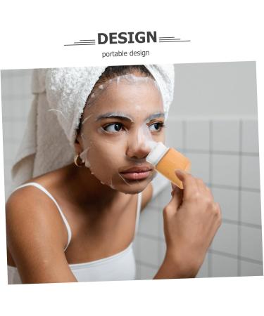 Angoily The Lazy exfoliating Brush Bath Brush washbasin Scrub Wood The face Clean Makeup Remover Brush Fiber Cleansing Brush Manual Cleaner Wooden face Brush face Cleaning Brush - Buy Online on GoSupps.com