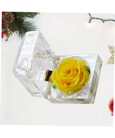 Zerodeko 1pcs Wedding For Women Womens Gifts Single Rose Valentine Decorations Flower Bouquet Girls Memorial Gifts Valentines Day Crystal Gifts Girlfriend Miss Accessories Preserved Flower - Buy Online on GoSupps.com