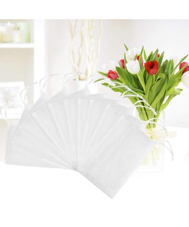 Healifty 20Pcs Exfoliating Mesh Soap Saver Bags - Handmade Bubble Foam Net for Longer-Lasting Soap | White - Buy Online on GoSupps.com