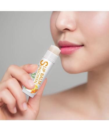 Lip Balm with Sunscreen | Hydrating Lip Sunblock for Protects | Lip Sunblock with Sun Protection Travel Size Sunscreen for Lips that Protects Soothes and Moisturizes Yemyap #3 Watermelon Flavor - Buy Online on GoSupps.com