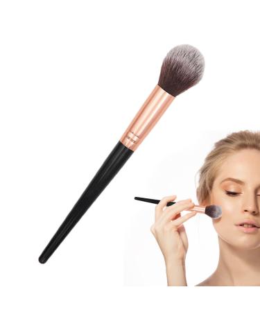 Highlighter Brush Makeup - Makeup Blending Brush - Cosmetic Accessories to Lock in Foundation and Concealer with Soft Bristle Check Eyeshadow Nose Blending Pochy Black Single Highlight Brush