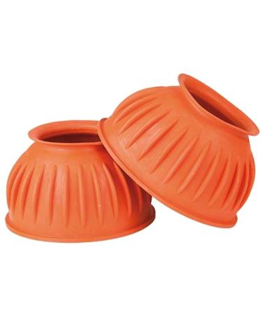 TdeT Rubber Hoof Protectors Closed Orange M