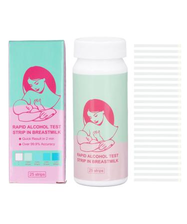 Milkscreen Test Strips  25Pcs Breastmilk Test Strips Accurate Fast Results in 2 Minutes Breastmilk Detect Strips with Bottle for Breastfeeding Moms Test at Home
