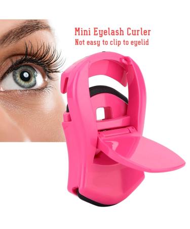 Portable Eyelash Curler - Mini Eye Lash Curling Tool in Rose Red | Eyelash Makeup Tool | International Shipping - Buy Online on GoSupps.com