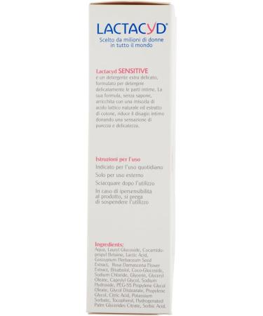 Lactacyd Sensitive Intimate Hygiene Gel 200ml - Gentle Cleansing for Sensitive Skin - Buy Online on GoSupps.com