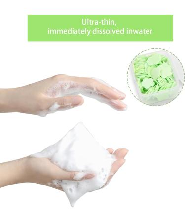 Volumoon Portable Paper Soap Mini Disposable Soap Leaves for Travel Camping & Hiking 4 Boxes of Soap Slices for Easy Use - Buy Online on GoSupps.com