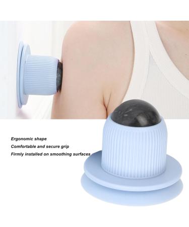 Massage Rollerball Manual Muscle Massage Device for Neck & Shoulder Relief | Reduce Fatigue & Promote Relaxation (Blue) - Buy Online on GoSupps.com