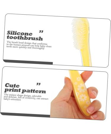 Gatuida 2 Pack Food Grade Silicone Toothbrush for Infants & Toddlers | Safe & Soft Baby Toothbrushes for Oral Care - Buy Online on GoSupps.com