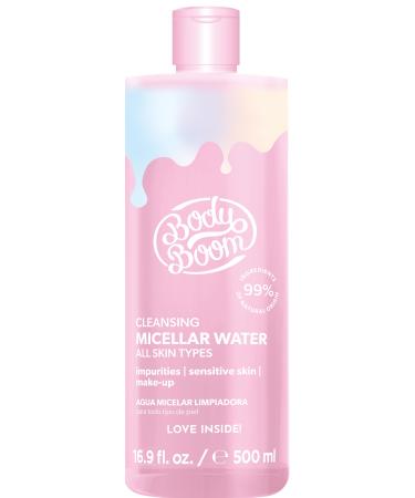 Bielenda Body Boom micellar water for make-up removal for all skin types cleanses refreshes and moisturizes restores skin radiance 500 ml