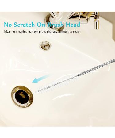 Cabilock Drain Straw Brush Set - 4 Flexible Grabber Claw Tools for Kitchen Sink Drain Cleaning - Effective Home Drain Cleaners - Buy Online on GoSupps.com