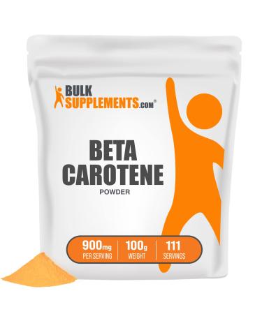 BULKSUPPLEMENTS.COM Beta Carotene Powder - Vitamin A Supplements - Eye Health Vitamins - Beta Carotene Supplements - Vision Supplements - Melanin Supplement (100 Grams - 3.5 oz) 3.53 Ounce (Pack of 1) - Buy Online on GoSupps.com