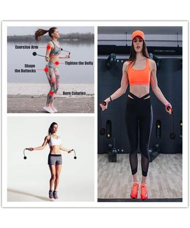 Adjustable Weighted Ropeless Jump Rope for Fitness - Men, Women, Kids - Buy Online on GoSupps.com