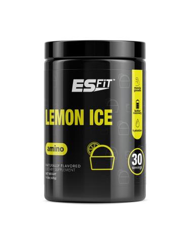 Amino Powder - Pre and Post Workout with Electrolytes - BCAA 2:1:1 ratio Amino Acids Superior Taste Tested and Certified Lemon Ice 30 Servings