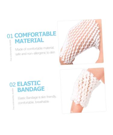 Toddmomy Elastic First Aid Accessories - Tubular Athletic Tape Wrap & Mesh Bandages for Sports - White Spandex Fixing Tape - Buy Online on GoSupps.com