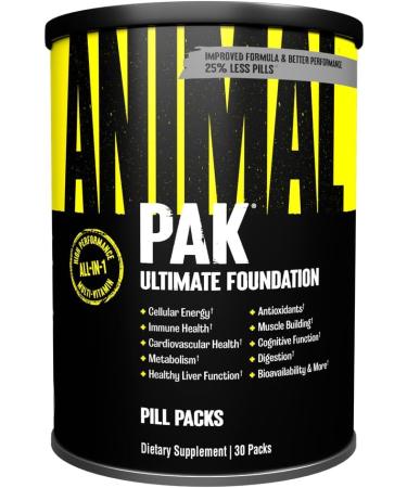 Animal Pak Vitamin Pack with Creatine Chews - Multivitamin Amino Acids and Minerals for Sports Nutrition Strength Endurance and Recovery - Buy Online on GoSupps.com