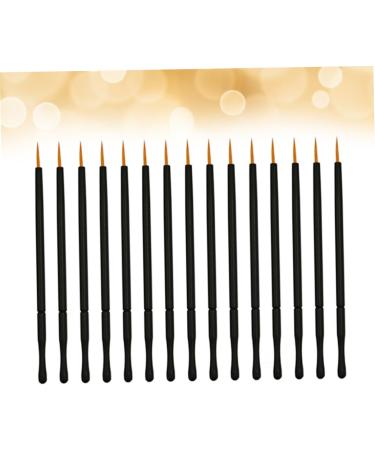 FOMIYES 50pcs White Eyeliner T Tool Gel Eyeliner Eye Makeup Tools Eyeliner Brush Liquid Eyeliner Soft Head 10X0.5cm Orange - Buy Online on GoSupps.com