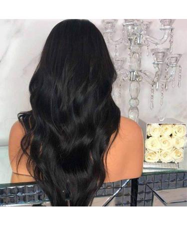 BGHJUE Black Loose Curly Lace Front Wig - Long Synthetic Full Wig for Women | Daily Wear & Stylish Looks - Buy Online on GoSupps.com