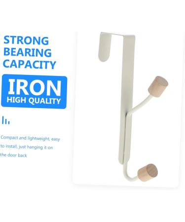 Beatifufu Storage Hooks 2pcs Coat Hook Behind Door Coat Hangers Creative Hook Back of Wrought Iron Hook Storage Wall Hanging - Buy Online on GoSupps.com