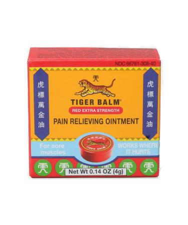 Tiger Balm Red Pocket Size Tin Extra Strength Tiger Balm 4 g Balm