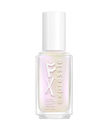 essie expressie FX Quick-Dry Vegan Nail Polish, Iced Out Top Coat, Pearlescent, 0.33 Ounce CORE COLLECTION 30 iced out top coat 0.33 Fl Oz (Pack of 1)