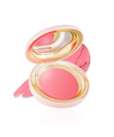 Waterproof Multi Blush Cream 2 in 1 Cream Blush with Mirror for Cheeks Eyes & Lip Long Lasting & Smooth Creamy For All Skin Types & Tones Nearly Rose