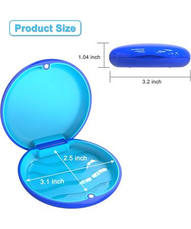 Dnom Bite Can: Durable Denture Container & Prosthesis Box with Silicone Mat - Perfect for Braces & Dental Care - Buy Online on GoSupps.com