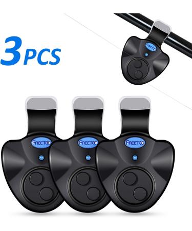 FREETOO Electronic Fishing Bite Alarm with LED Lights - 3pcs Set - Buy Online on GoSupps.com