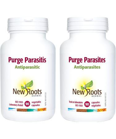 New Roots Herbal Purge Parasitis Capsules 90 Veg Caps for Adults - Comprehensive Parasite Cleanse with Wormwood Black Walnut Hull - Digestive & Antiparasitic Support Supplement - 1 Bottle 90 Count (Pack of 1) - Buy Online on GoSupps.com