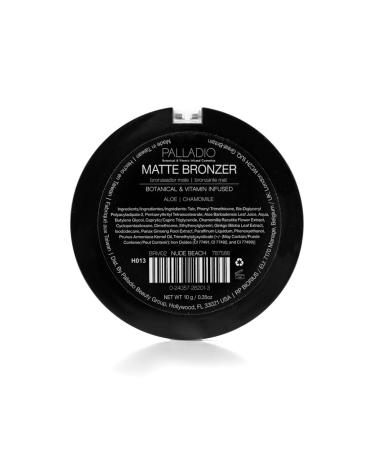 Palladio Matte Bronzer - Nude Beach | Natural Sun-Kissed Glow - Buy Online on GoSupps.com