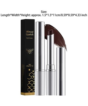 Moisturizing Black Honey Lip Balm Enriched with Vitamin E Repairs Dry Lips Long Lasting Hydration Non Greasy Formula Nourishes for Soft Lips Silver One Size One Size Silver - Buy Online on GoSupps.com
