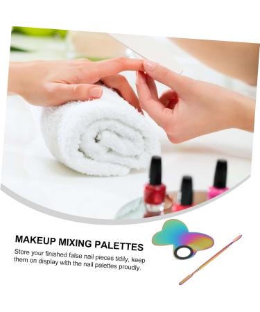  FRCOLOR FRCOLOR Elegant Makeup Palette with Mixing Tray and Spatula for Foundation and Nail Art - Buy Online on GoSupps.com