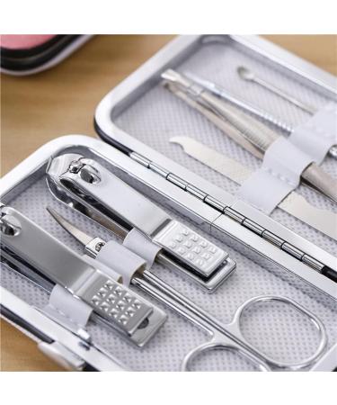 Nail Clippers Set Nail Care Set Nail Clipper Set Stainless Steel Nail Clipper Set Nail Clipper 7-Piece Manicure Home Applicable Travel Portable Beauty Kit (Color : C) - Buy Online on GoSupps.com