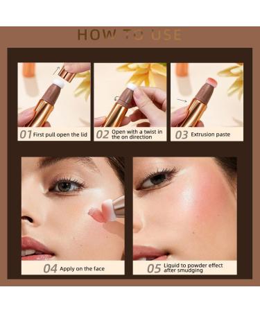 Enzyland Contour Beauty Wand Liquid Contouring Stick - Smooth Matte Finish, Lightweight, Blendable Cream Contour Stick - Contour #1 - Buy Online on GoSupps.com