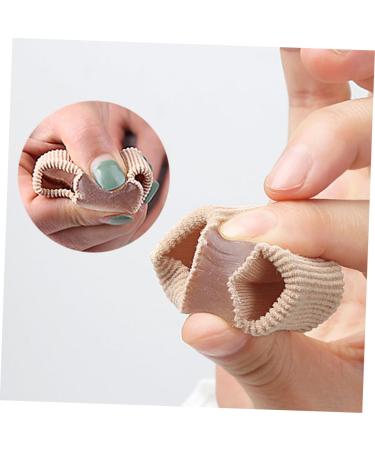 Marmerdo 4pcs Toe Separator Set - Adjustable Gel Straightener for Hammer Toe, Bunion Pad, and Toe Cushion - Double-Hole Toe Cover - Assorted Colors - 6X3.2CM - Buy Online on GoSupps.com