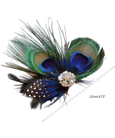 JSGHGDF Hair Clip 1920s Proms Dancer Headpiece for Special Event Wedding Engagement Night Headwear Hair Styling Green - Buy Online on GoSupps.com