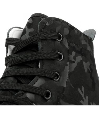 High-top Cowhide Roller Skates for Youth - Black Camo Flash - Size 41/US 9 - Buy Online on GoSupps.com