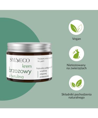 Sylveco Birch Cream 50ml - Nourishing Natural Moisturizer for All Skin Types | Shop Internationally - Buy Online on GoSupps.com